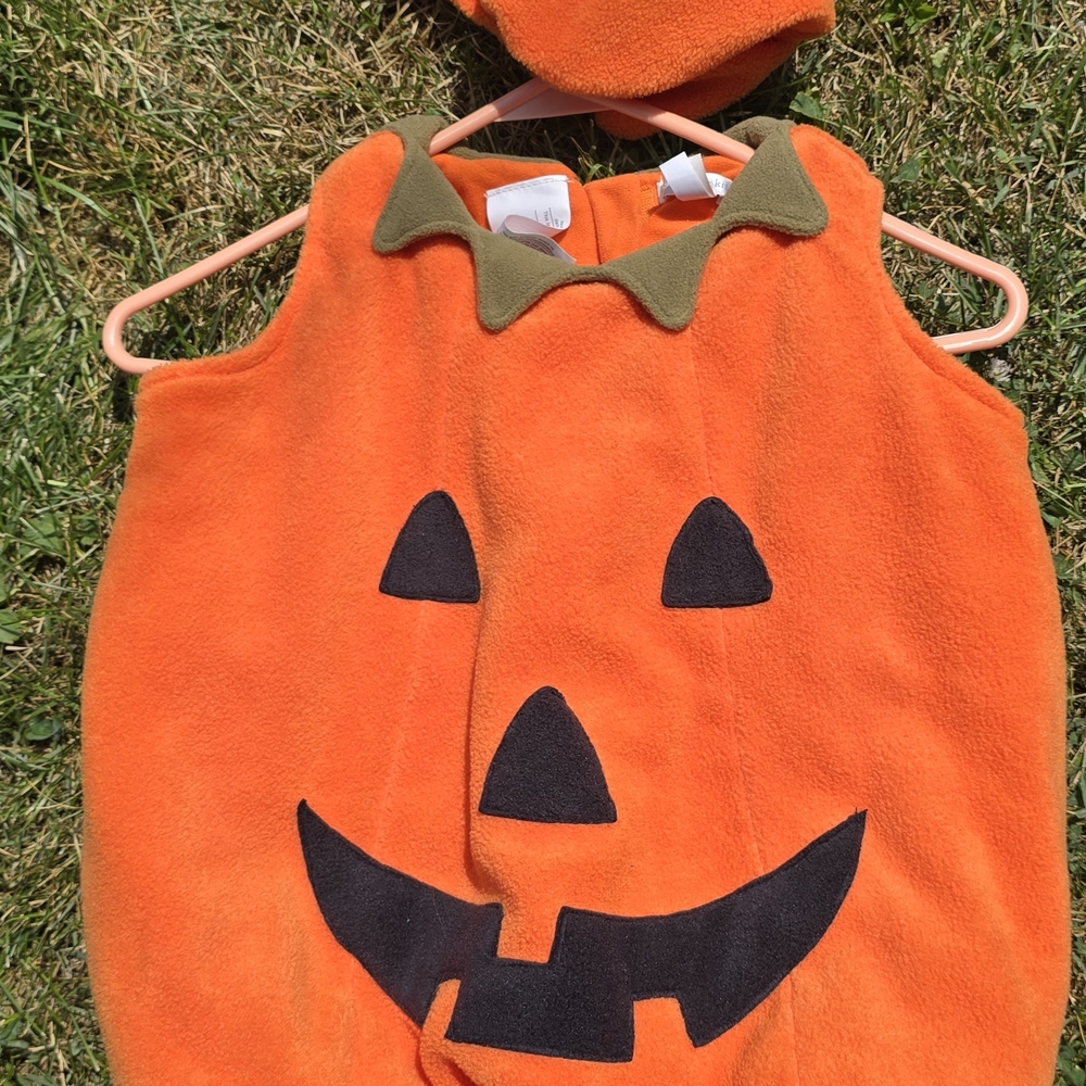 Pottery Barn Kids Pumpkin Costume - Orange and Black Size 2T/3T